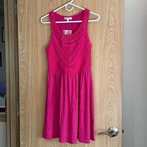 love fire pink summer dress size M